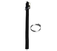 TECKEEN Goma electrostática segura del coche de la electricidad estática del coche de la tira antiestática del coche del negro