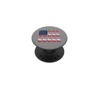 Teckel Paws and Stripes Forever PopSockets PopGrip Adhesivo