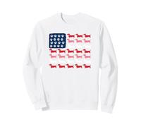 Teckel Paws and Stripes Forever Sudadera