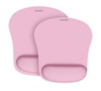 Tecknet 2 paquete almohadilla de mouse con soporte de mueca ergonmico almohadilla de almohadilla de ratn alivio porttil de mousepad cmodo pa