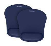 Tecknet 2 paquete almohadilla de mouse con soporte de mueca para almohadillas de ratn de juego ergonmico alivio porttil de mousepad cmodo pa