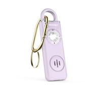 TECKNET Alarma personal, alarma de bolsillo con sirena de 130 dB y luz de señalización LED, USB Type-C recargable llavero para mujeres, alarma de seguridad para niños/mujeres/mayores/estudiantes