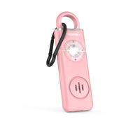 TECKNET Alarma Personal de Emergencia, 130dB con Luz Estroboscópica, Recargable, Llavero de Alarma de Seguridad para Ancianos/Mujeres/Niños/Alarmas de Seguridad de Autodefensa