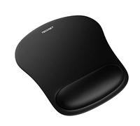 TECKNET Alfombrilla Ratón con Reposamuñecas, Gaming Mouse Pad Ergonómica con Apoyo, Espuma Viscoelástica, Tacto Agradable & Impermeable, Alfombra Raton con Cojín, Base de Goma no Deslizante