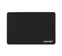TECKNET L Alfombrilla Ratón Gaming - 270x210x3mm Mouse Pad con Base Goma Antideslizante, Superficie Impermeable, Bordes Cosidos, Seguimiento Suave y Preciso, Compatible con Ratones Láser y Ópticos