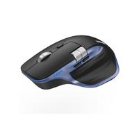 TECKNET Ratón Inalámbrico, 3 Modos (BT 5.3/5.0+2.4G) Recargable Ratón Bluetooth Silencioso con Rueda de Desplazamiento Lateral, 6 Niveles dpi Ajustables Compatible con Windows, macOS, PC - Azul