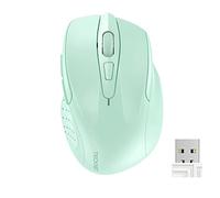 TECKNET Ratón Inalámbrico, 6 Niveles 4000 dpi, 2.4G Ratón Inalámbrico USB Ergonómico, 6 Botones, 24 Meses Duración de Batería, Mouse Inalámbrico Óptico para Computadora, PC, Mac, Portátil