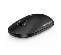 TECKNET Slim Ratón Inalámbrico 2,4 G, 4800 dpi con 5 Niveles de dpi Ajustables, 18 Meses de Duración de Batería, para Zurdos y diestros, Compatible con PC, Mac
