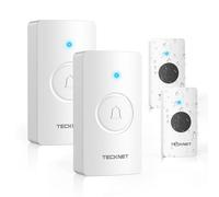 TECKNET Timbre inalámbrico IP67 impermeable 300m para casa