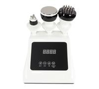 TECKZOON Dispositivo de radiofrecuencia 3 en 1 para cara y cuerpo, cavitación 40 kHz, RF, EMS, luz roja y función de calor, 9 niveles de intensidad, para tonificar la piel y moldear el cuerpo