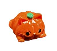 Tecla artística de resina con escultura de calabaza, teclados intrincados de color brillante, 1 tecla de resina vibrada para PC