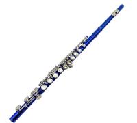 Tecla C De 16 Agujeros, Flauta De Agujero Cerrado, Color Azul, Púrpura, Flauta Cian, Estudiante Principiante, Instrumento Musical (Color : Royal blue)