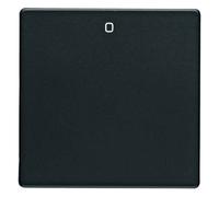 Tecla con símbolo "0", Q.1/Q.3, antracita, aterciopelado