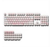 Tecla Contour 4.0 con grabado lateral PBT translúcido de 130 teclas para juegos