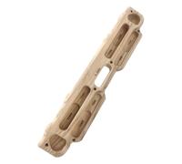 Tecla de escalada - Madera de fresno 50x10x5cm Tabla de entrenamiento | Fortalecimiento de agarre Rock diseño multienchufe, práctica de tracción, acondicionamiento del brazo | Gimnasios domi