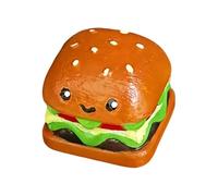 Tecla de Hamburguesa, Ligera, Resina, Parte en Forma de Hamburguesa, Dije de Teclado Mini Hamburguesa, Experiencia de Escritura ergonómica, para computadora, Laptop, Oficina, Trabajo, hogar