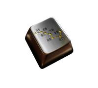 Tecla de metal The Big Dipper con grabado de metal para teclados mecánicos para juegos