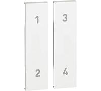 Tecla doble Bticino KW37M2serie Living Nowwith Netatmo color Blanco