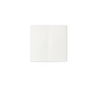 SIMON - Tecla Doble para Interruptor o Conmutador, Serie 82 Concept, Compatible con Series de Mecanismos 75, 31, 82 y 88, Fácil de Instalar, Efecto Mate Antihuellas, Color Blanco