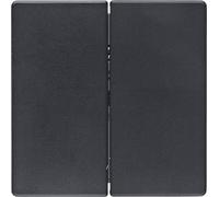 Tecla doble para interruptores/reguladores, serie berker Q.1 de hager, antracita