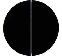 Tecla doble para interruptores/reguladores, serie berker R.1 de hager, negro