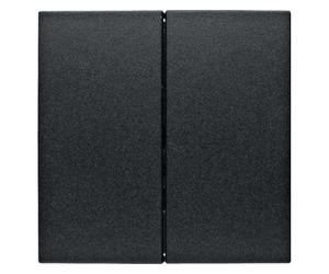 Tecla doble para interruptores/reguladores, series berker S.1/ B.3/ B.7 de hager, antracita