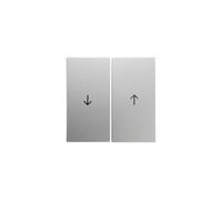 Tecla doble pers. S/B aluminio