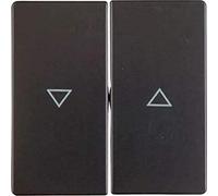 Tecla doble persiana, series berker Q.x de hager, antracita,