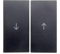 Tecla doble persiana, series berker S.1/ B.3/ B.7 de hager, antracita