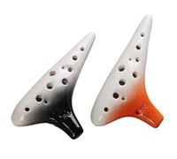 Tecla G De 12 Agujeros De Tono Alto Tipo De Interpretación Profesional Color Degradado Enseñanza Para Principiantes(Orange)