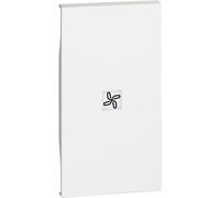 Tecla iluminableventilaciónBTICINO KW01M2RN Living Now2 módulos Blanco