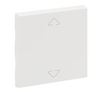 Tecla para mecanismos persiana Legrand 864130serie Niloe Step Blanco Mate