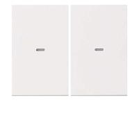 Tecla para pulsadores KNX con BCU integrada, 2 fases, series berker K.x de hager, blanco polar