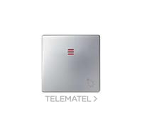 Tecla pulsador luz luminoso aluminio Simon 82 - 82016-33