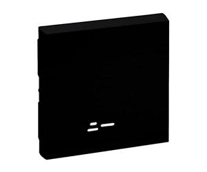 Tecla sencilla con visor Legrand 864506serie Niloe Step Negro Mate