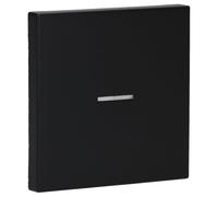 Tecla simple con visor LS, color negro mate (referencia: JUNG LS990KO5SWM)