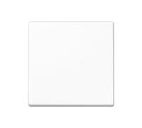 Tecla simple pulsador A, color blanco alpino (referencia: JUNG A101WW)