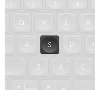 Tecla única para teclado Logitech Craft/MX Keys S/MX Keys Mini/MX Keys S para MAC/MX Keys Mini para Mac (negro/grafito, tecla [S])