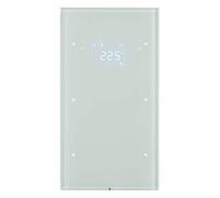 Teclado 2 fases con termostato, serie berker R.3 de hager, blanco polar