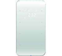 Teclado 3 fases con termostato, serie berker R.1 de hager, blanco polar