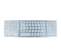 Teclado 5.1 Dual 3 Plegables Recargable Plegable con Touchpad Compatible con Android(BK Without Touchpad)