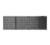 Teclado 5.1 Dual 3 Plegables Recargable Plegable con Touchpad Compatible con Android(GR with Touchpad)
