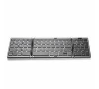 Teclado 5.1 Dual 3 Plegables Recargable Plegable con Touchpad Compatible con Android(GR Without Touchpad)