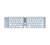 Teclado 5.1 Dual 3 Plegables Recargable Plegable con Touchpad Compatible con Android(WH Dual-Folding)