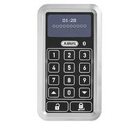 Teclado ABUS HomeTec Pro Bluetooth® CFT3100 - Teclado con código para abrir la puerta principal - Para el accionamiento inalámbrico de cerradura de puerta HomeTec Pro Bluetooth® CFA3100 - Plata