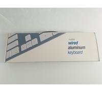 Teclado Alámbrico De Aluminio Matias FK318S Para iMac (Plata)