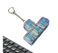 Teclado Antiestrés,Colgante Portátil 4 en 1 con Botones | Juguete de Clics | para Viajar, Coche, Avión, Casa, Trabajo, Escuela, Aula, Dormitorio, Sala de Estar
