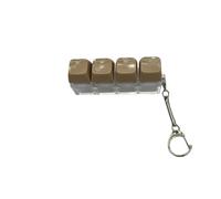 Teclado Antiestres Teclado Iluminado - Juguete Antiestrés con Teclado Clics, Llavero con Teclados An-tiestrés De 4 Botones con Luces,Juguetes Divertidos para Aliviar El Estrés para Adultos 2026