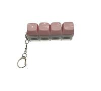 Teclado Antiestres Teclado Iluminado - Juguete Antiestrés con Teclado Clics, Llavero con Teclados An-tiestrés De 4 Botones con Luces,Juguetes Divertidos para Aliviar El Estrés para Adultos 2026