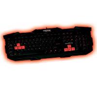 Approx appwrath usb qwerty negro, rojo - teclado (estándar, alámbric
